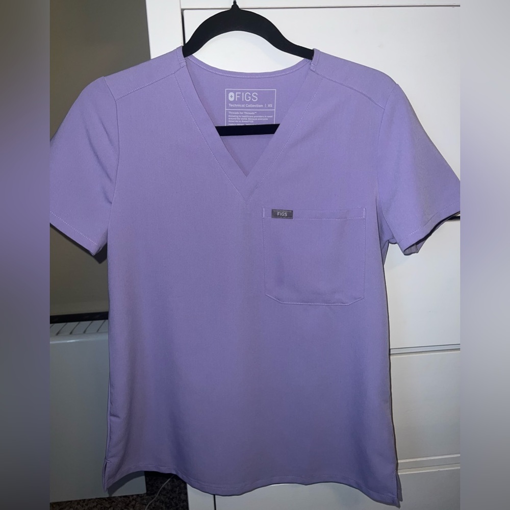 women's Lavender Dew Catarina™ - One-Pocket Scrub Top - XS / Lavender Dew